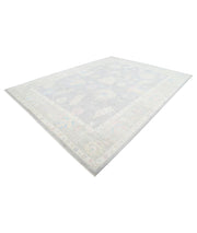 Hand Knotted Oushak Wool Rug 10' 6" x 13' 8" - No. AT55337