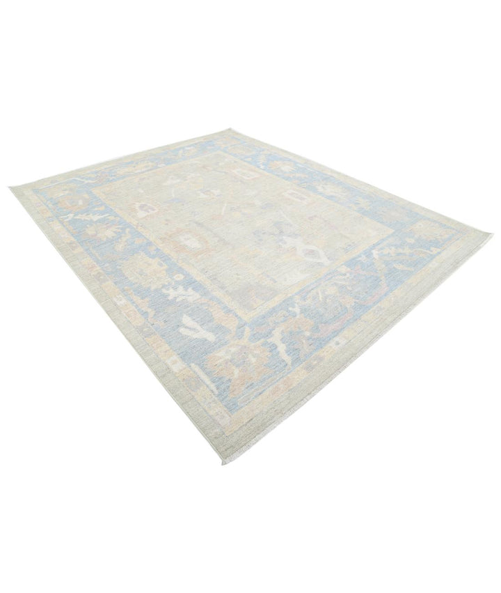 Hand Knotted Oushak Wool Rug 8' 0" x 9' 10" - No. AT72958