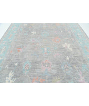 Hand Knotted Oushak Wool Rug 9' 1" x 11' 9" - No. AT90479