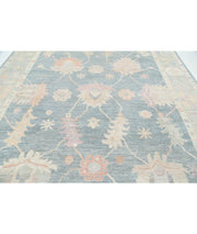 Hand Knotted Oushak Wool Rug 10' 0" x 13' 7" - No. AT95862