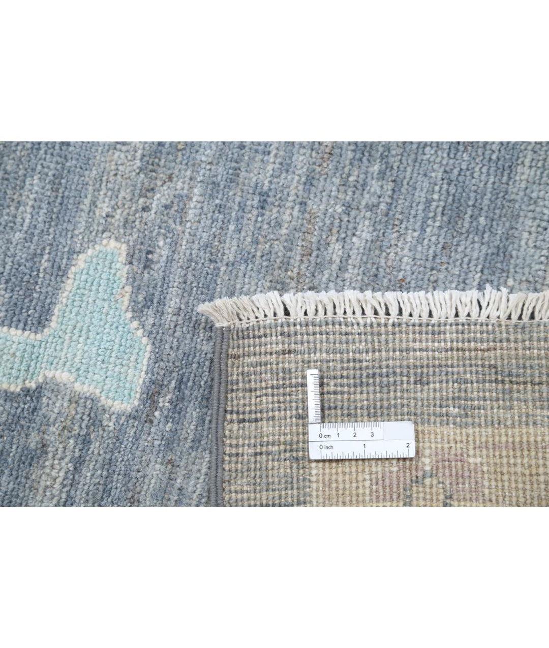 Hand Knotted Oushak Wool Rug 10' 2" x 13' 10" - No. AT70912