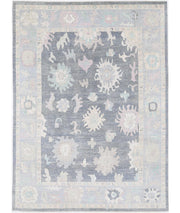 Hand Knotted Oushak Wool Rug 10' 2" x 13' 10" - No. AT70912