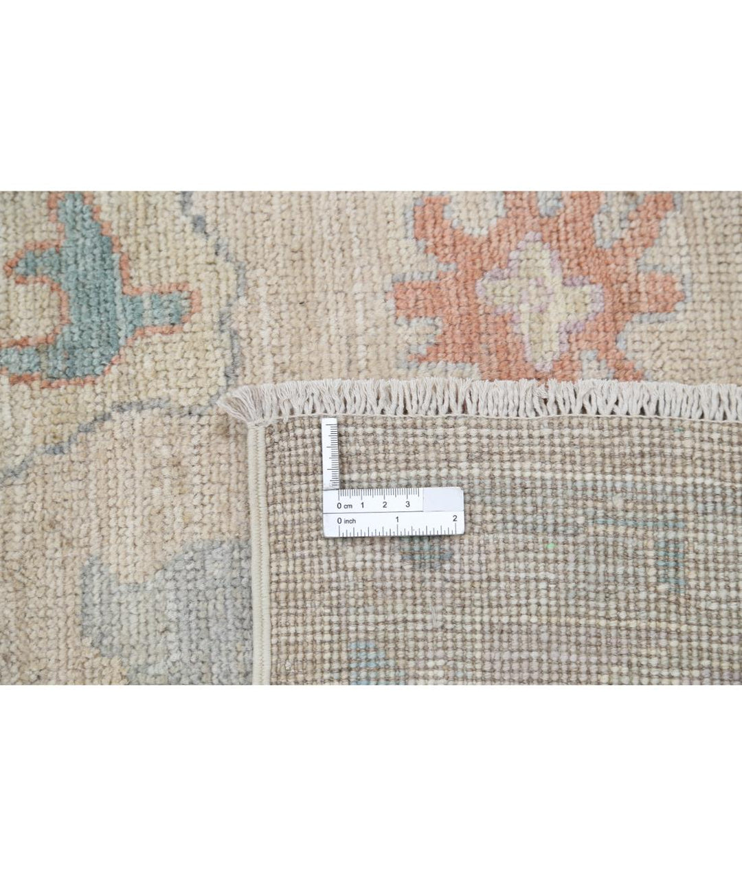 Hand Knotted Oushak Wool Rug 8' 11" x 11' 9" - No. AT19904
