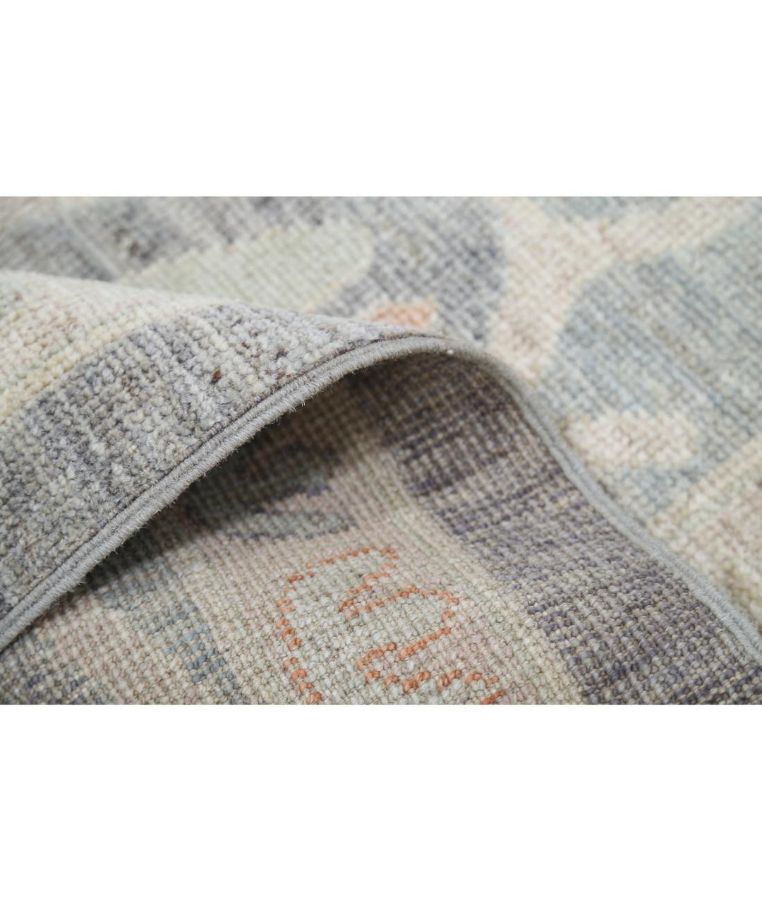 Hand Knotted Oushak Wool Rug 10' 2" x 13' 6" - No. AT64737