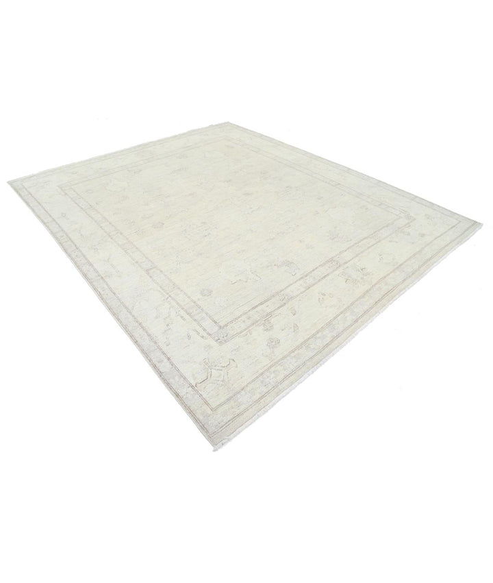 Hand Knotted Oushak Wool Rug 7' 11" x 9' 3" - No. AT78909