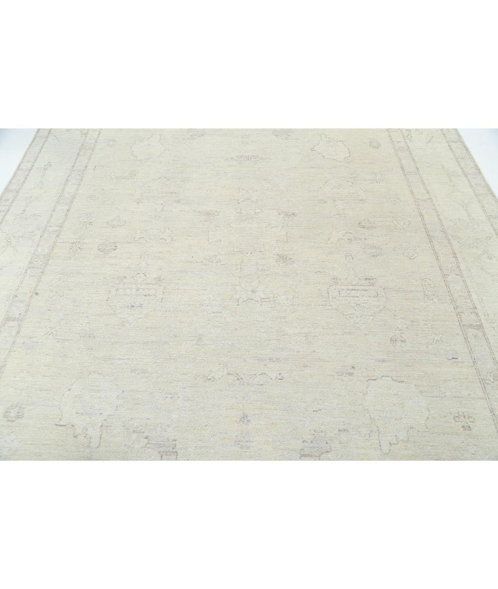 Hand Knotted Oushak Wool Rug 7' 11" x 9' 3" - No. AT78909
