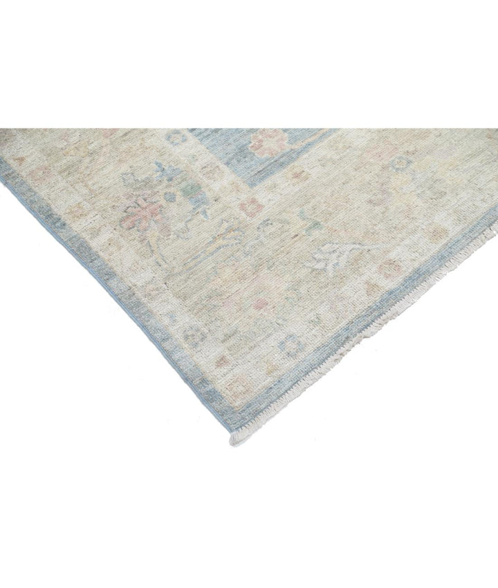Hand Knotted Oushak Wool Rug 6' 7" x 8' 1" - No. AT78470