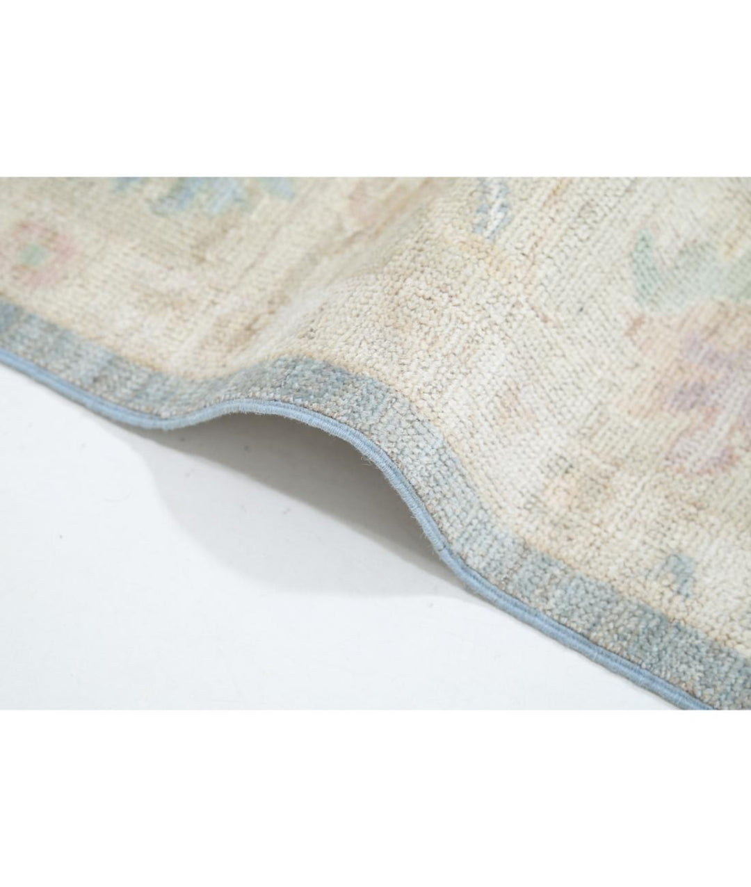 Hand Knotted Oushak Wool Rug 6' 7" x 8' 1" - No. AT78470