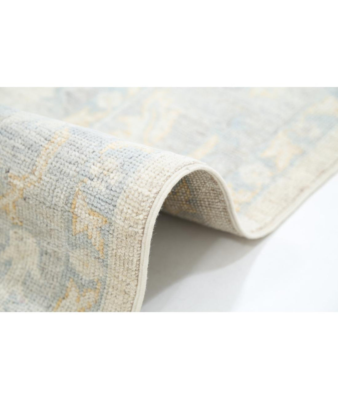 Hand Knotted Oushak Wool Rug 6' 2" x 8' 9" - No. AT63116