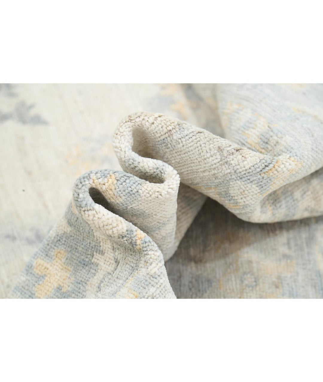 Hand Knotted Oushak Wool Rug 6' 2" x 8' 9" - No. AT63116