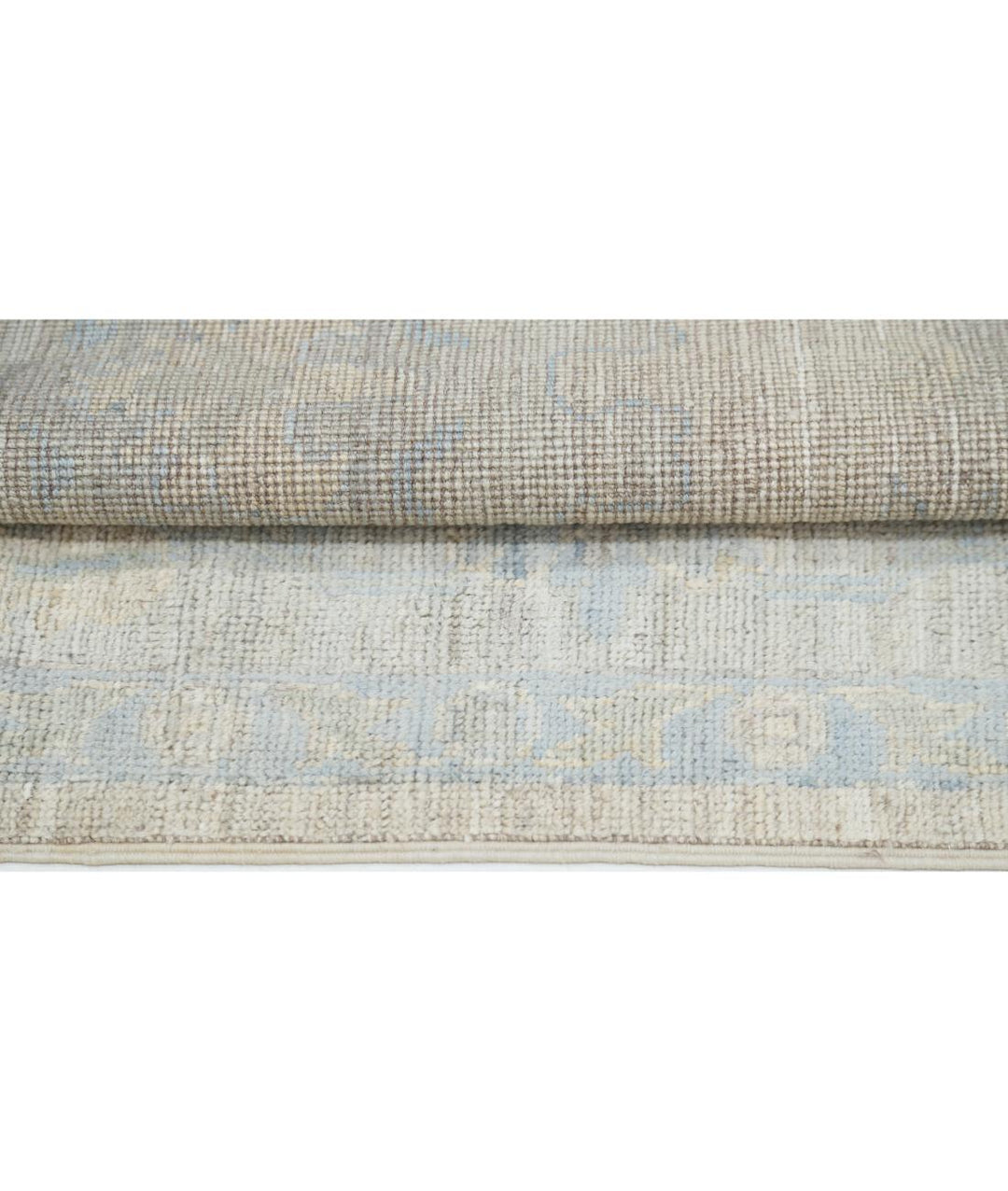 Hand Knotted Oushak Wool Rug 6' 8" x 8' 3" - No. AT62058
