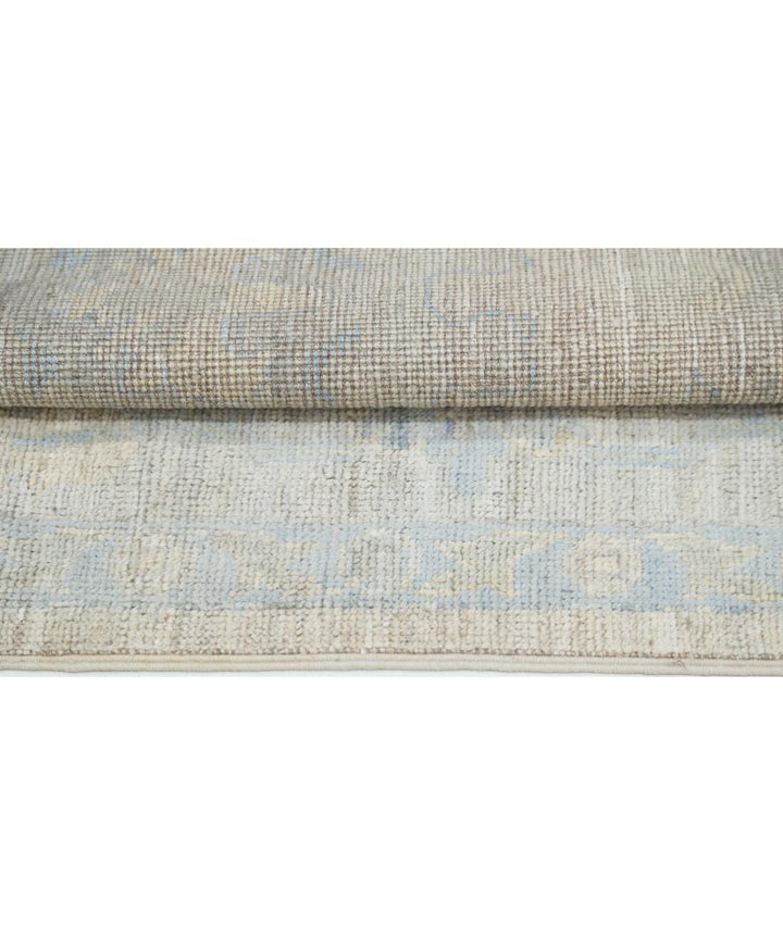 Hand Knotted Oushak Wool Rug 6' 8" x 8' 3" - No. AT62058