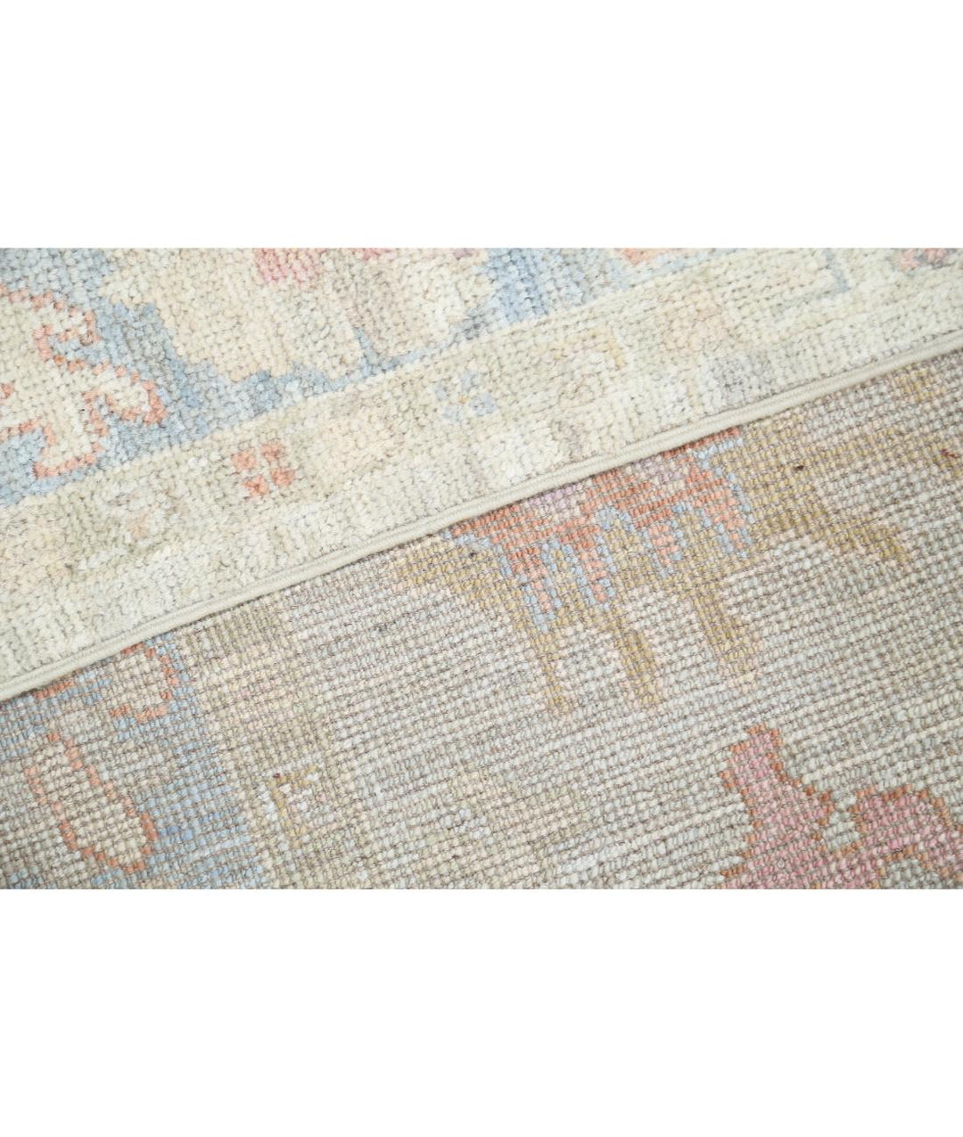 Hand Knotted Oushak Wool Rug 4' 10" x 8' 2" - No. AT40224