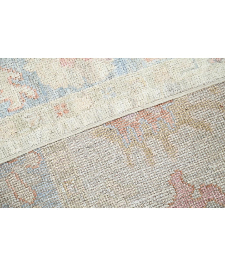 Hand Knotted Oushak Wool Rug 4' 10" x 8' 2" - No. AT40224