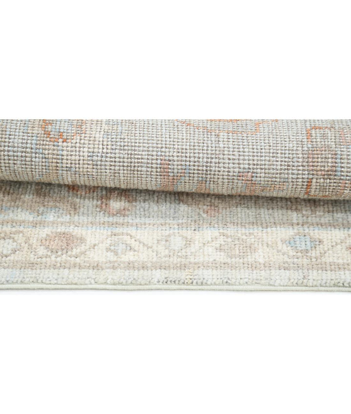 Hand Knotted Oushak Wool Rug 7' 9" x 9' 9" - No. AT82670