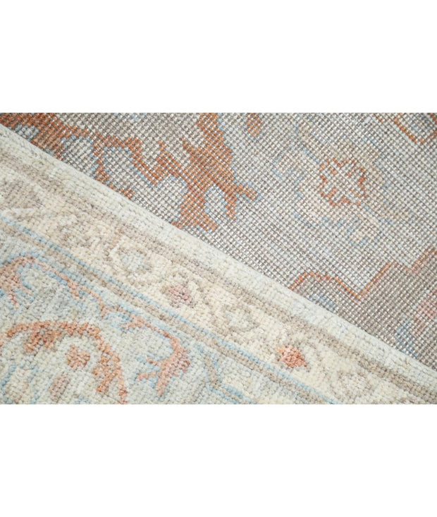 Hand Knotted Oushak Wool Rug 7' 9" x 9' 9" - No. AT82670