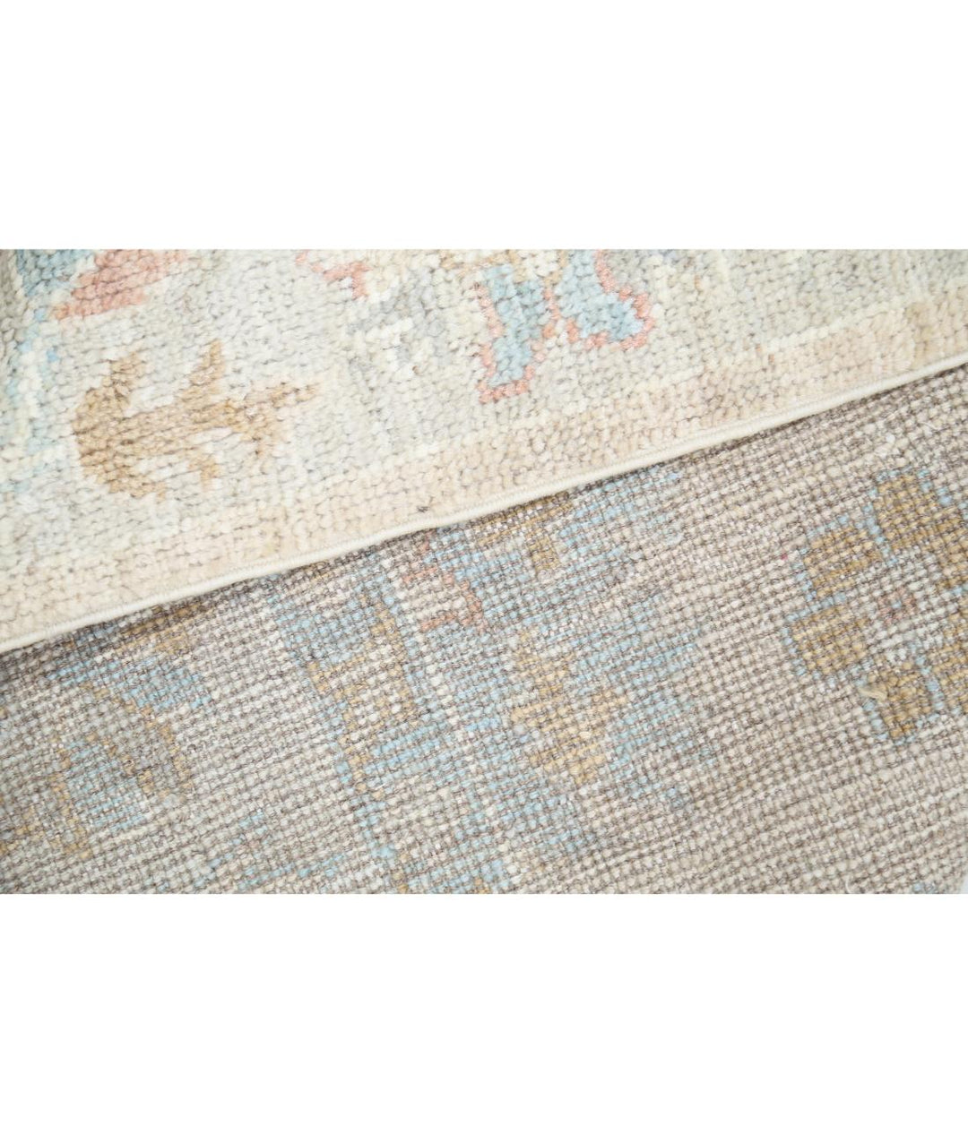 Hand Knotted Oushak Wool Rug 4' 0" x 6' 0" - No. AT32121