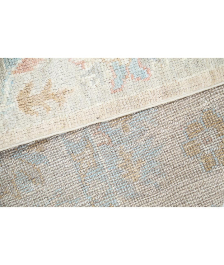 Hand Knotted Oushak Wool Rug 4' 0" x 6' 0" - No. AT32121