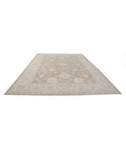 Hand Knotted Oushak Wool Rug 9' 2" x 12' 10" - No. AT31209
