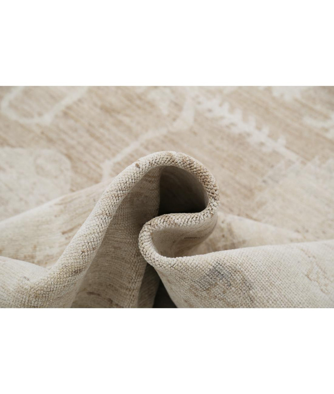 Hand Knotted Oushak Wool Rug 9' 2" x 12' 10" - No. AT31209