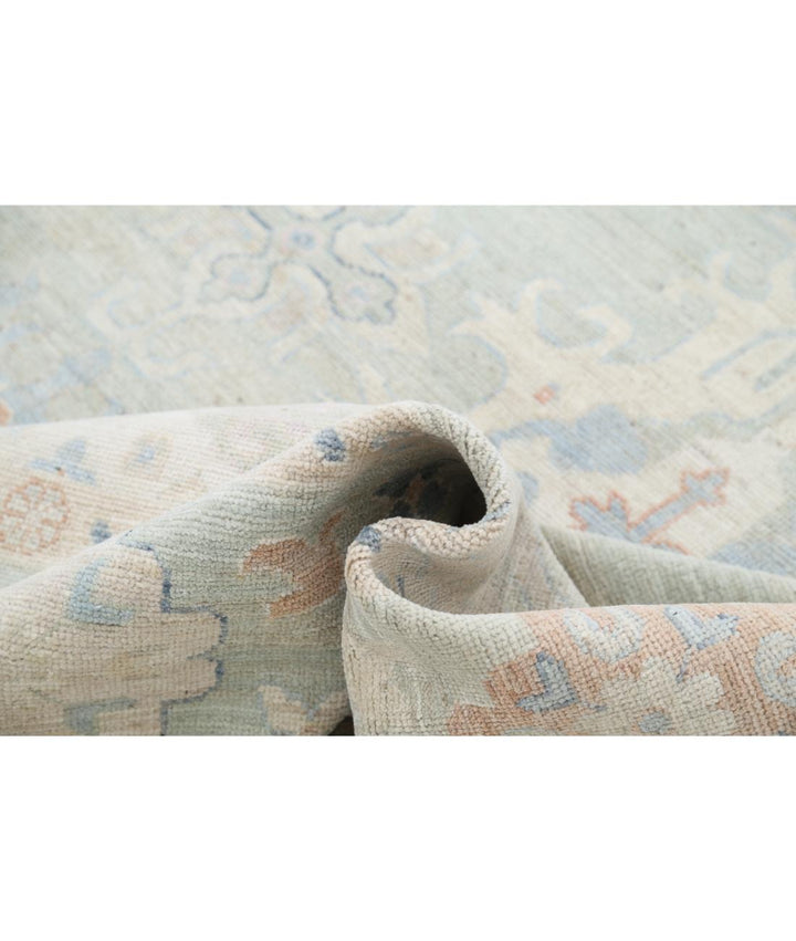 Hand Knotted Oushak Wool Rug 9' 0" x 12' 0" - No. AT88264