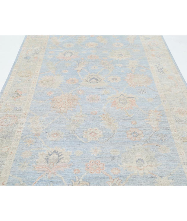 Hand Knotted Oushak Wool Rug 5' 2" x 15' 11" - No. AT71426