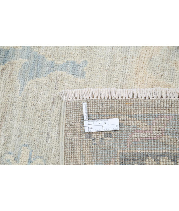 Hand Knotted Oushak Wool Rug 8' 5" x 9' 11" - No. AT32613