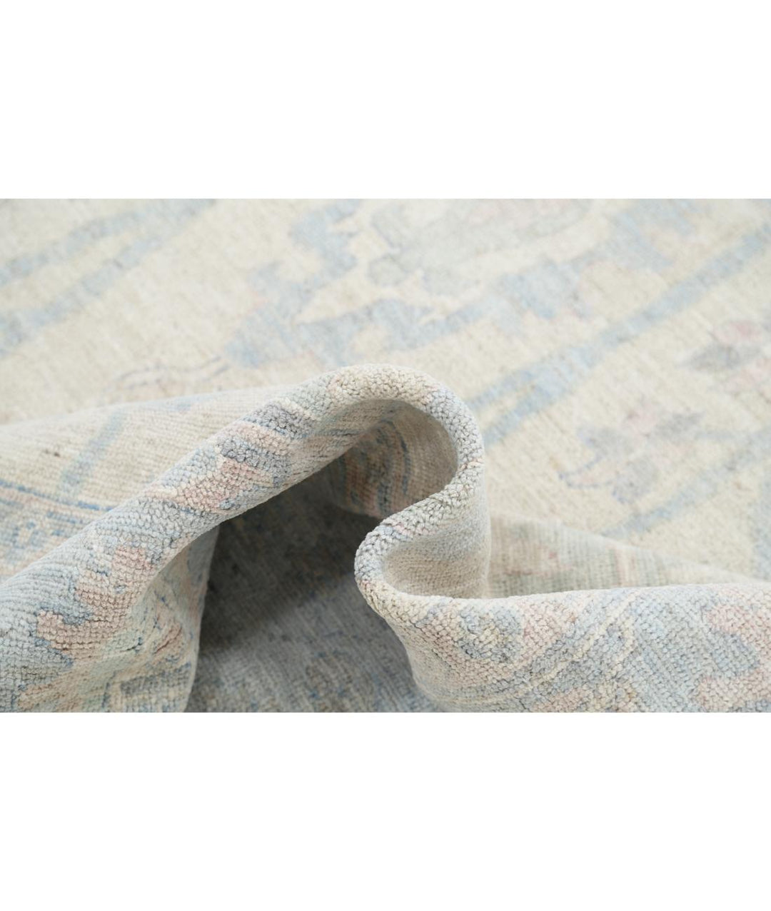 Hand Knotted Oushak Wool Rug 9' 1" x 12' 0" - No. AT39648