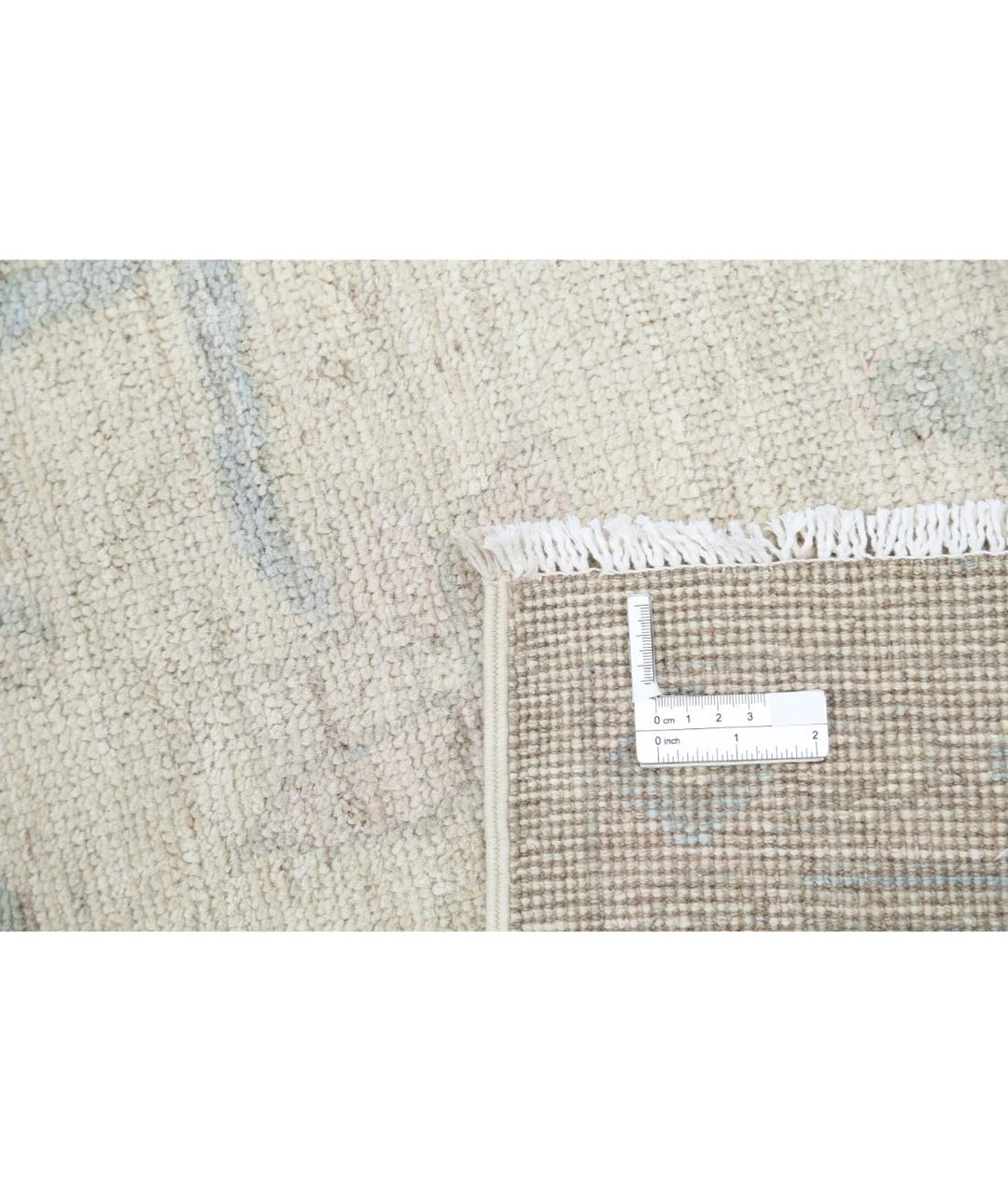 Hand Knotted Oushak Wool Rug 9' 1" x 12' 0" - No. AT39648