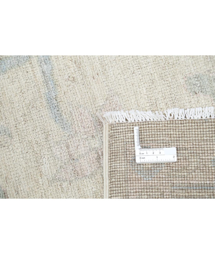 Hand Knotted Oushak Wool Rug 9' 1" x 12' 0" - No. AT39648