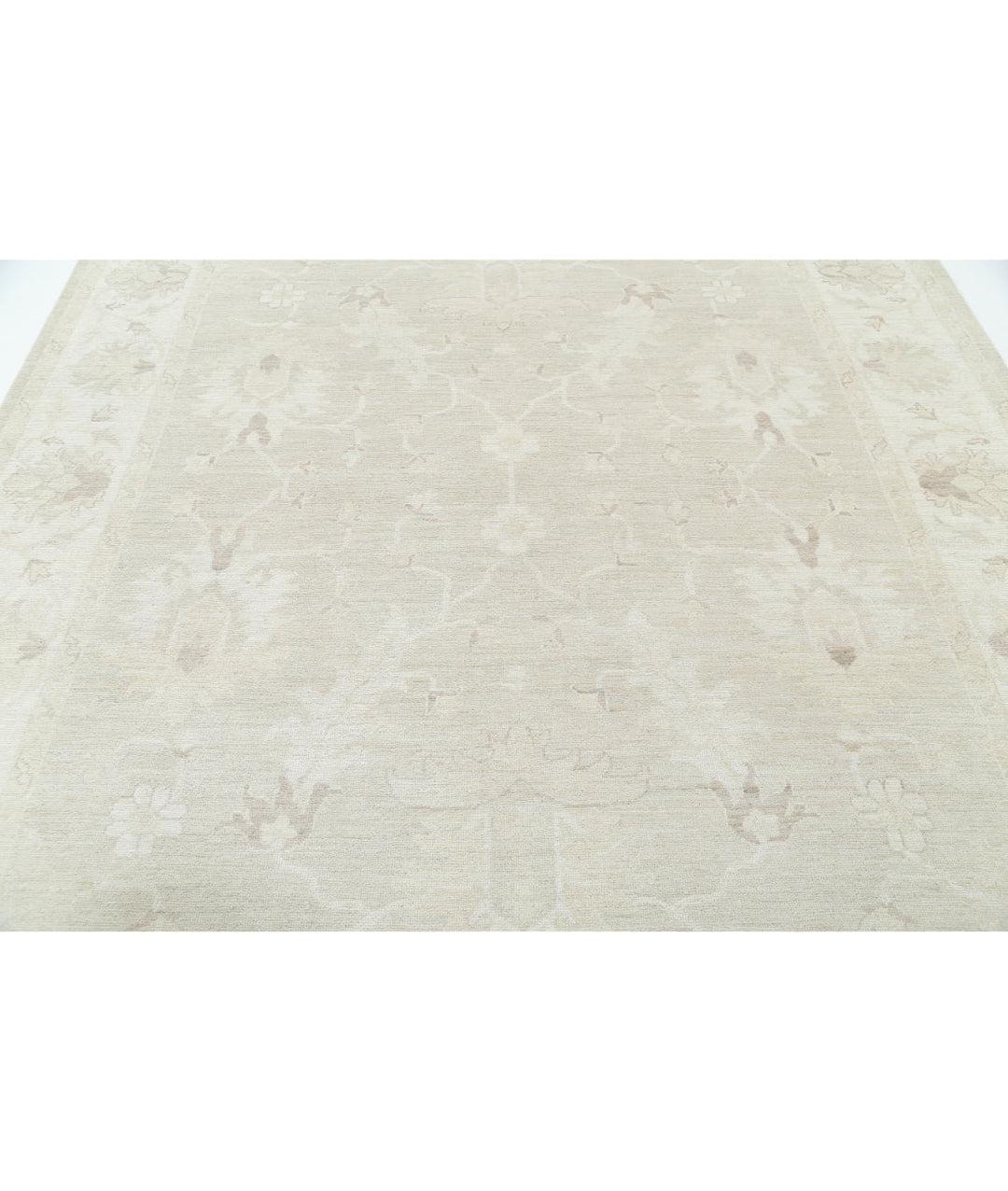 Hand Knotted Oushak Wool Rug 8' 1" x 10' 0" - No. AT58444