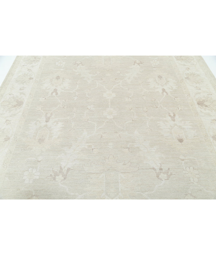 Hand Knotted Oushak Wool Rug 8' 1" x 10' 0" - No. AT58444