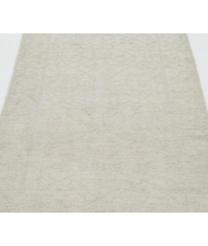 Hand Knotted Oushak Wool Rug 3' 0" x 9' 8" - No. AT14937