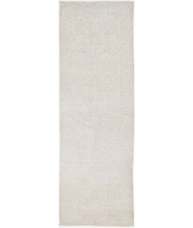 Hand Knotted Oushak Wool Rug 3' 0" x 9' 8" - No. AT14937