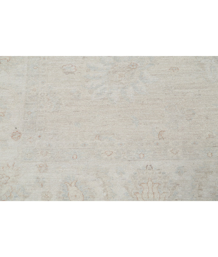 Hand Knotted Oushak Wool Rug 8' 10" x 11' 8" - No. AT67135