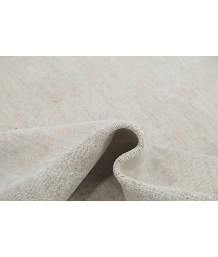 Hand Knotted Oushak Wool Rug 8' 10" x 11' 8" - No. AT67135