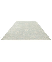 Hand Knotted Oushak Wool Rug 9' 5" x 13' 2" - No. AT18239