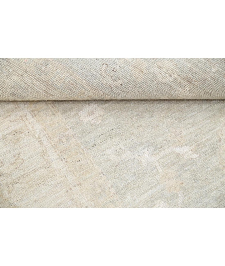 Hand Knotted Oushak Wool Rug 8' 5" x 10' 3" - No. AT71802