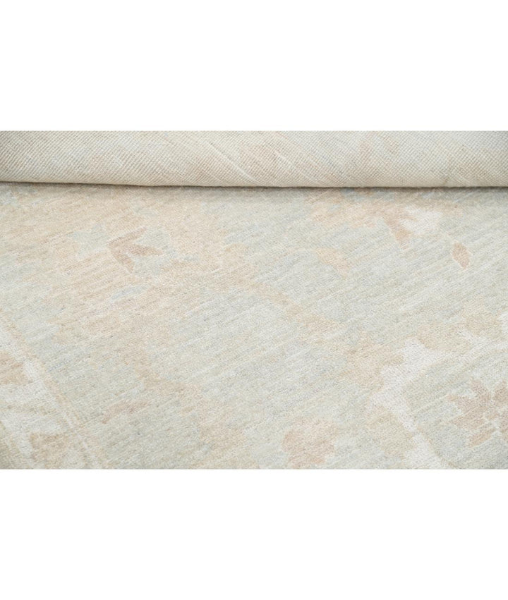 Hand Knotted Oushak Wool Rug 10' 3" x 14' 5" - No. AT15895