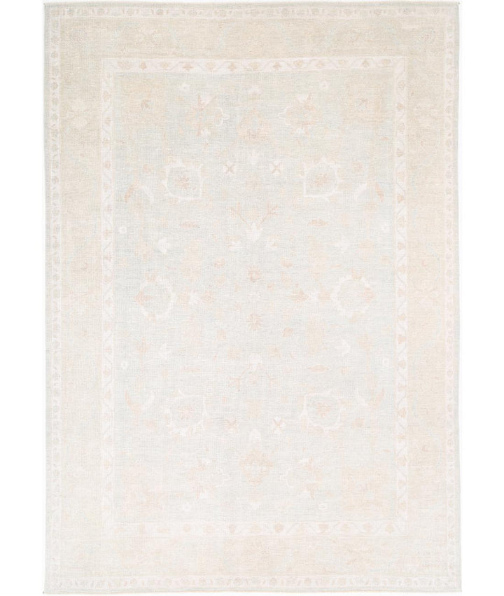 Hand Knotted Oushak Wool Rug 10' 3" x 14' 5" - No. AT15895