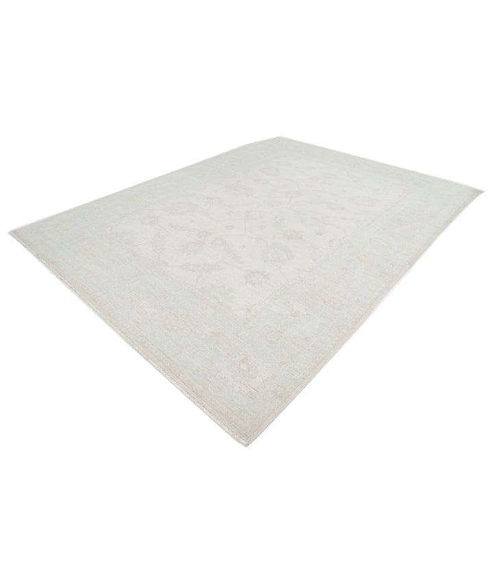 Hand Knotted Oushak Wool Rug 9' 1" x 11' 11" - No. AT28621