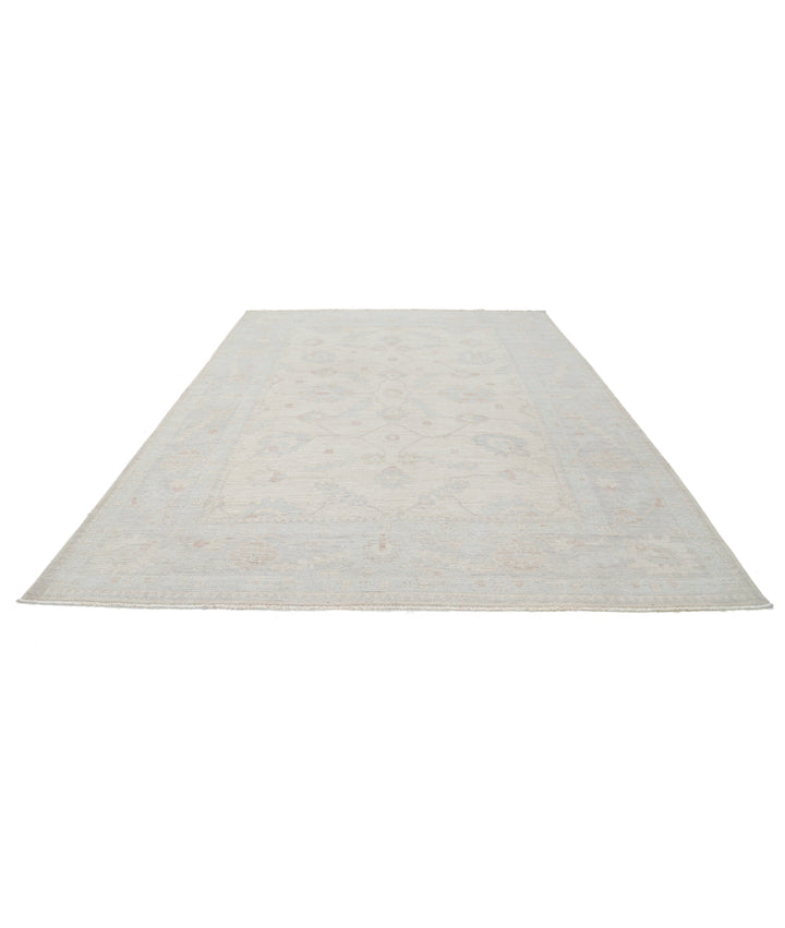 Hand Knotted Oushak Wool Rug 9' 1" x 11' 11" - No. AT28621