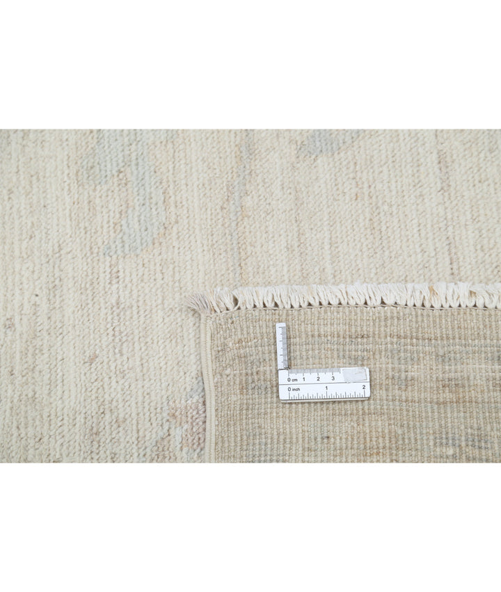 Hand Knotted Oushak Wool Rug 9' 1" x 11' 11" - No. AT28621