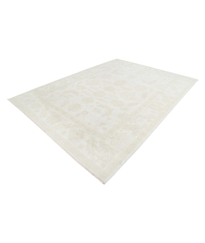 Hand Knotted Oushak Wool Rug 8' 10" x 11' 9" - No. AT63466