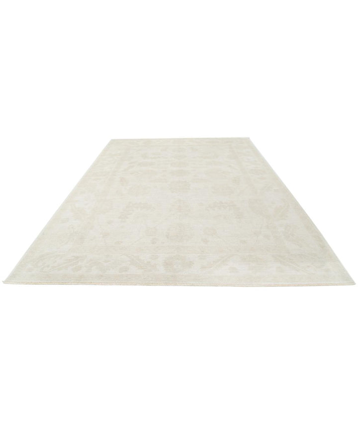 Hand Knotted Oushak Wool Rug 8' 10" x 11' 9" - No. AT63466