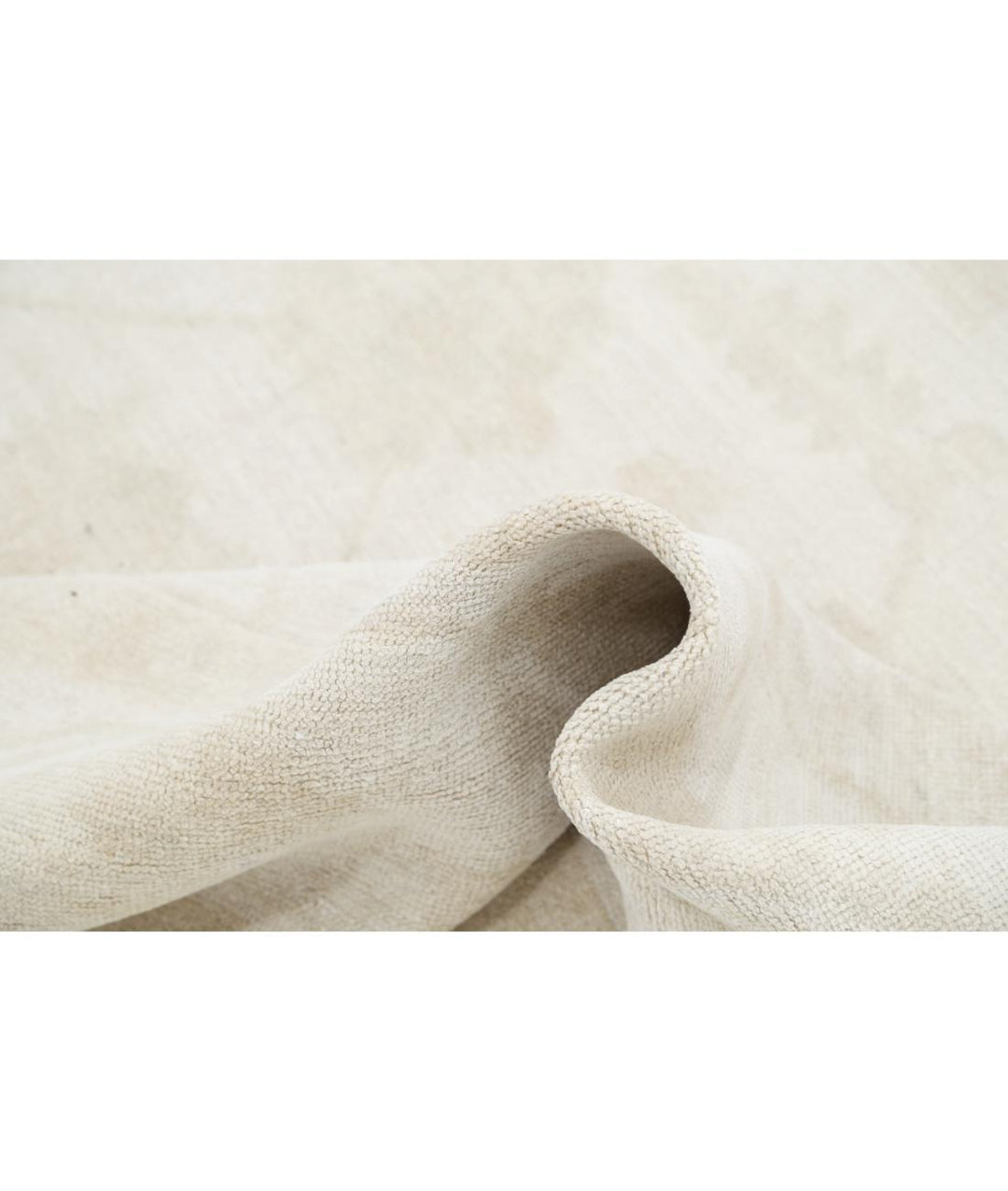 Hand Knotted Oushak Wool Rug 8' 10" x 11' 9" - No. AT63466