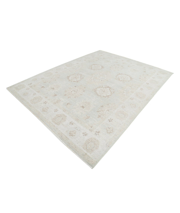 Hand Knotted Oushak Wool Rug 7' 10" x 10' 0" - No. AT15341