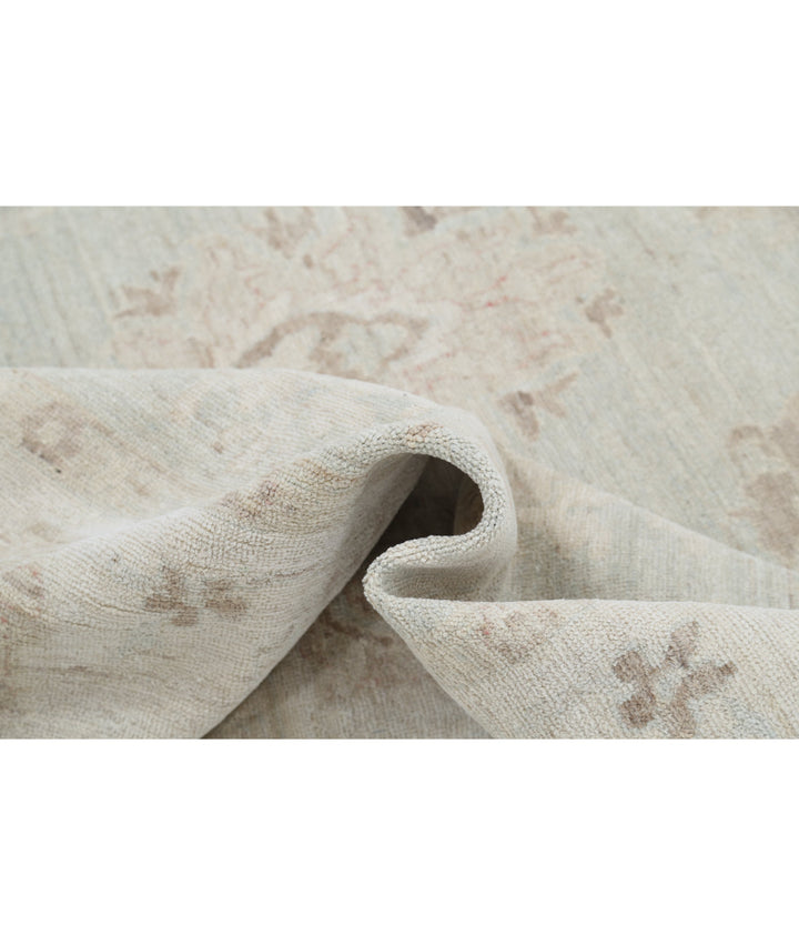 Hand Knotted Oushak Wool Rug 7' 10" x 10' 0" - No. AT15341