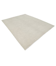 Hand Knotted Oushak Wool Rug 8' 0" x 10' 2" - No. AT25344