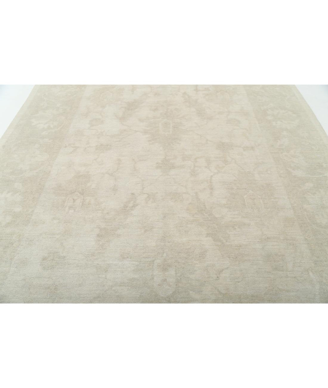 Hand Knotted Oushak Wool Rug 8' 9" x 11' 9" - No. AT50266